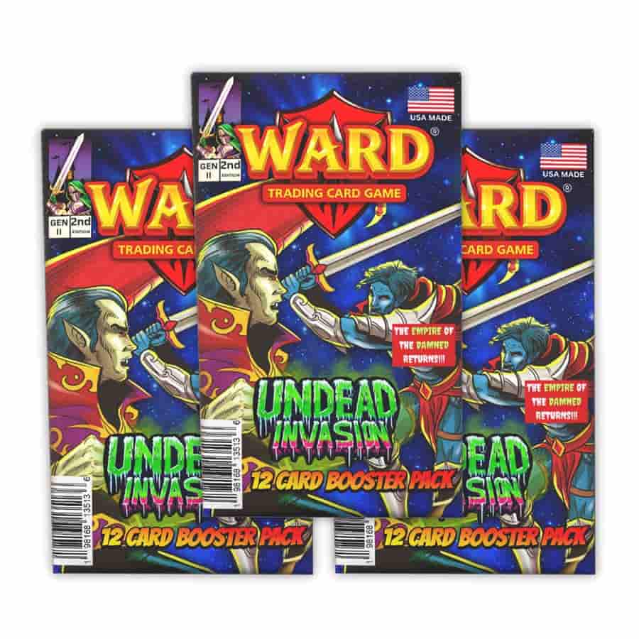 Ward Trading Card Company -  Ward Trading Card Game - Ward Tcg: Gen 2 Undead Invasion Remastered Booster Box (24Ct)