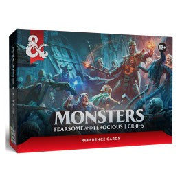 Wizards Of The Coast - Dungeons & Dragons: Reference Cards Monsters: Fearsome And Ferocious D&D Pre-Order