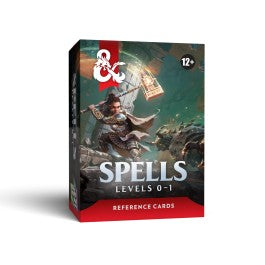 Wizards Of The Coast - Dungeons & Dragons: Reference Cards Spells: Level 0-1 D&D