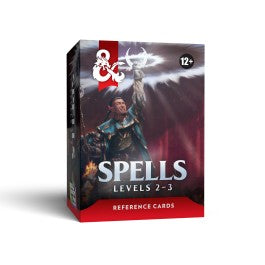 Wizards Of The Coast - Dungeons & Dragons: Reference Cards Spells: Level 2-3 D&D Pre-Order