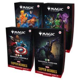 Wizards Of The Coast - Magic: The Gathering - Marvel Super Heroes Commander Deck (4Ct,4X1)