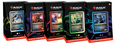 Wizards Of The Coast - Magic: The Gathering - Starter Commander Deck Display (5Ct)