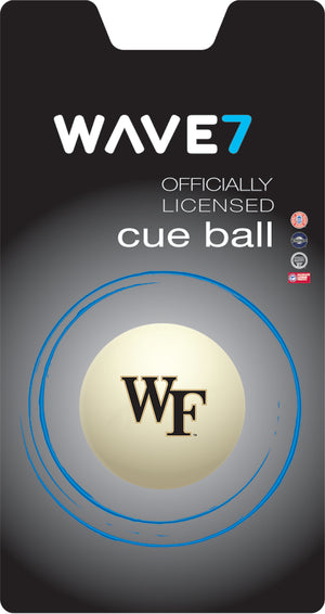 WAKE FOREST CUE BALL WHITE - WFUBBC300X