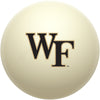 WAKE FOREST CUE BALL WHITE - WFUBBC300X