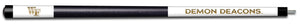 WAKE FOREST ENGRAVED BILLIARD CUE WHITE / GOLD - WFUBCE101