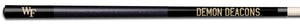 WAKE FOREST COLOR ENGRAVED BILLIARD CUE GOLD / BLACK - WFUBCE914
