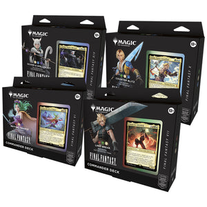 Wizards Of The Coast -  Magic The Gathering: Fin Universes Beyond: Final Fantasy Commander Decks (4Ct)