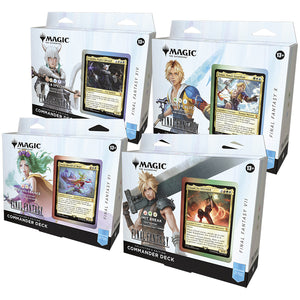 Wizards Of The Coast -  Magic The Gathering: Fin Universes Beyond: Final Fantasy Collector Commander Decks (4Ct)