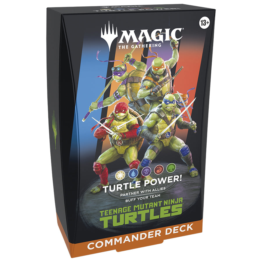 Wizards Of The Coast -  Magic The Gathering: Tmt Teenage Mutant Ninja Turtles Commander Deck (4Ct)