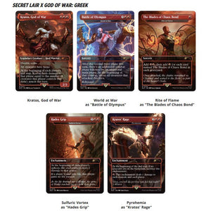 Wizards Of The Coast -  Magic The Gathering: Sld Secret Lair Drop: God Of War: Greek (Nonfoil)