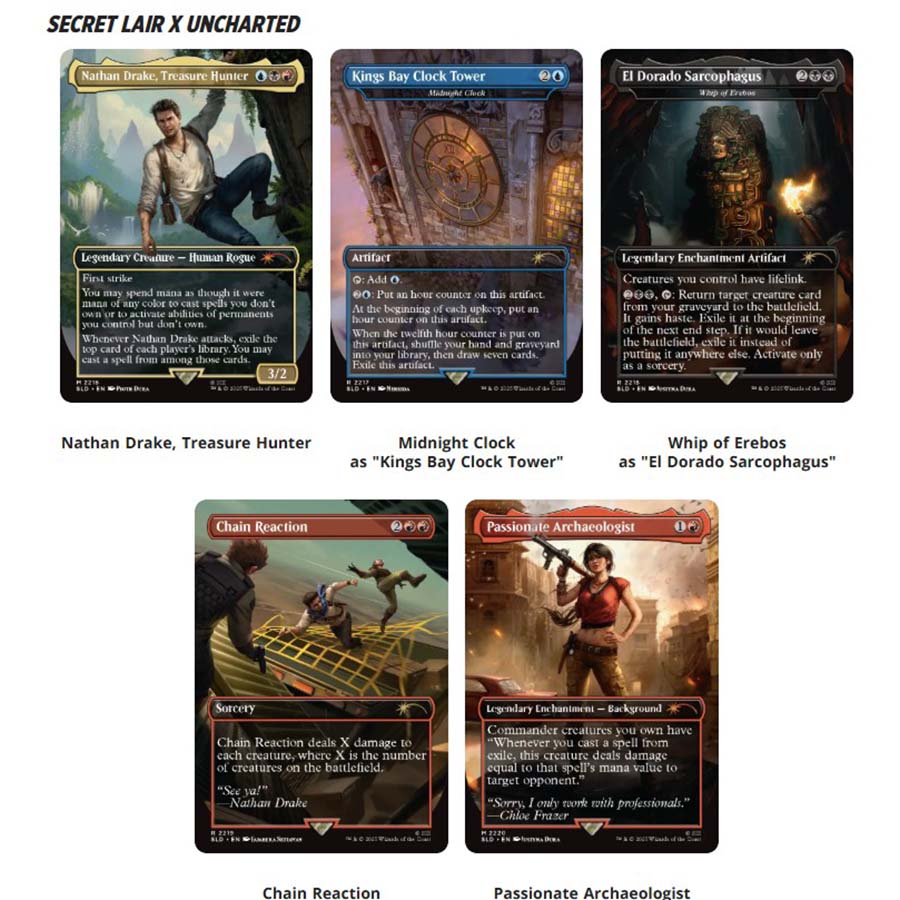Wizards Of The Coast -  Magic The Gathering: Sld Secret Lair Drop: Uncharted (Nonfoil)