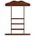 WALL CUE RACK - CHESTNUT