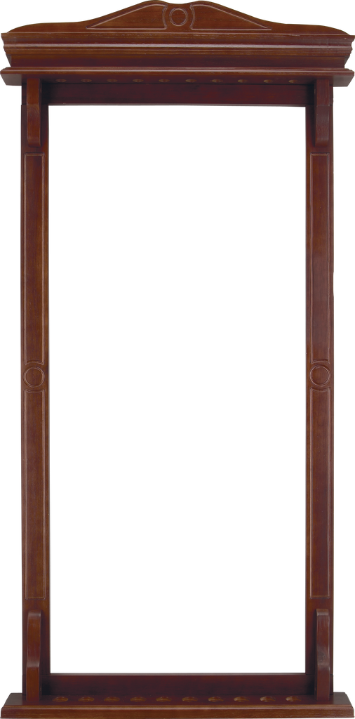 Action WR10 10 cue Wall Rack - Chocolate Wall Racks