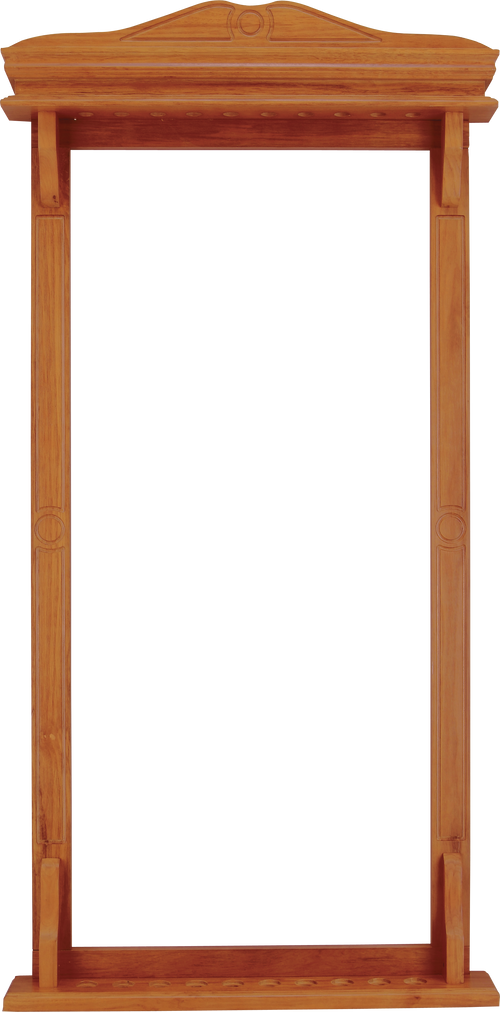 Action WR10 10 cue Wall Rack - Honey Wall Racks