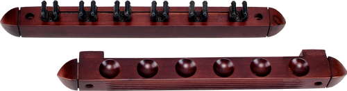 Action WR6S 6 cue Wall Rack w/clips - Wine Wall Racks