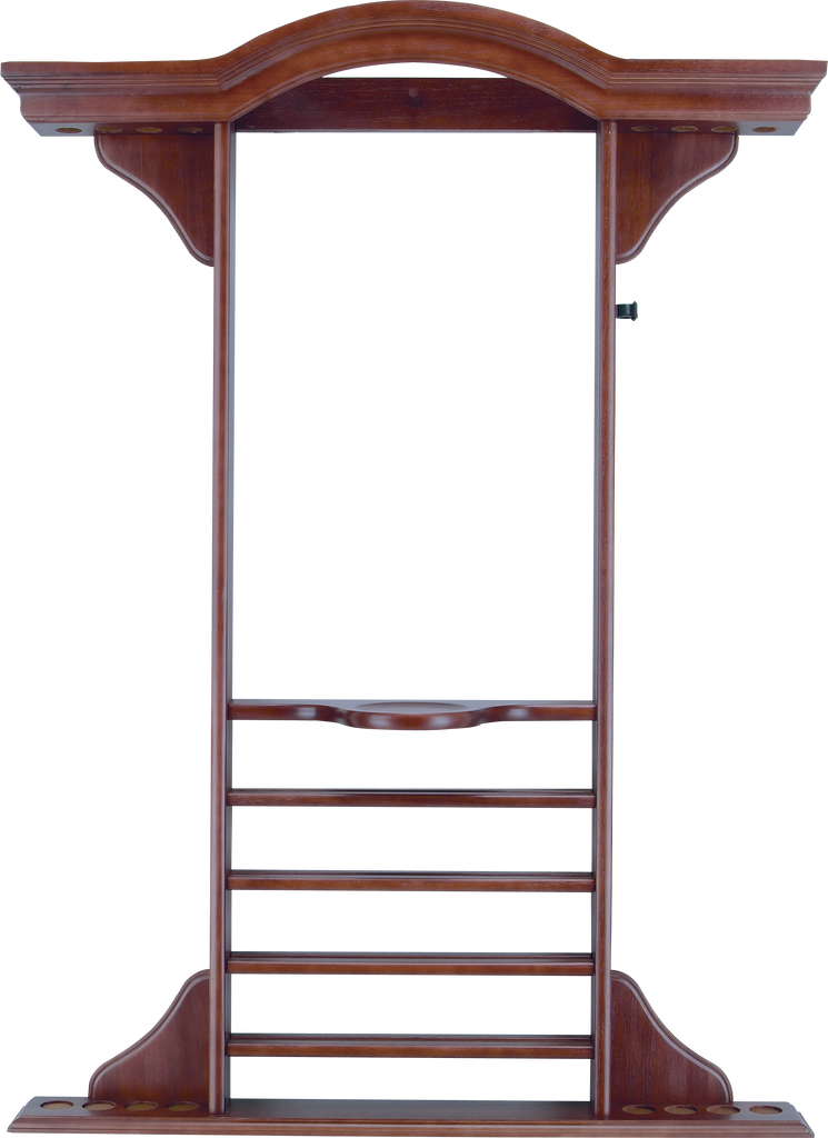 Action WR8 8 cue Crown Wall Rack - Chocolate Wall Racks