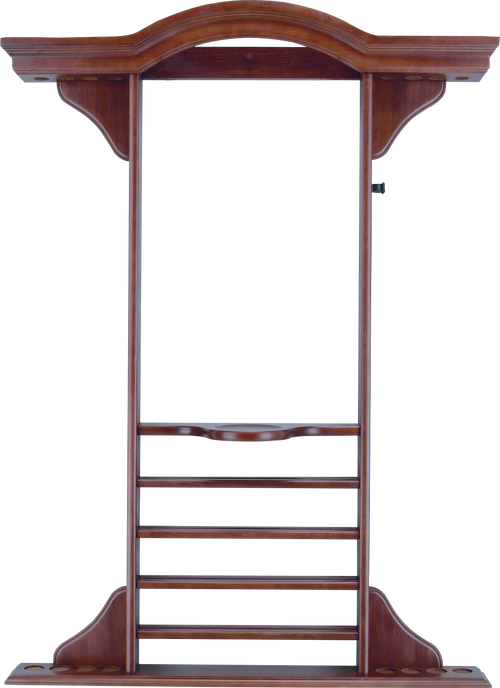 Action WR8 8 cue Crown Wall Rack - Chocolate Wall Racks