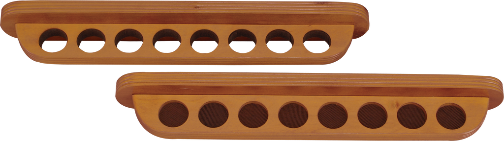 Action WR8R 8 cue Roman Wall Rack - Honey Wall Racks