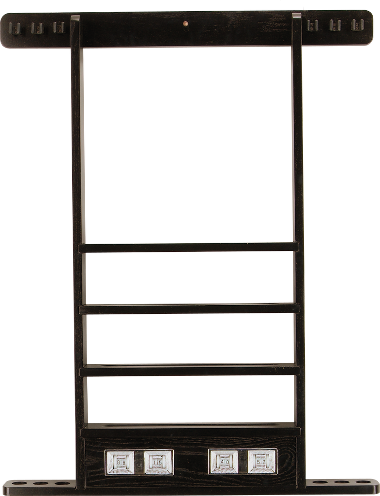 Action WRSC 6 cue Wall Rach with/score counter - Midnight Wall Racks