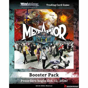 Bushiroad Se-Asia Pte Ltd -  Weiss Schwarz: Booster: Metaphor: Refantazio (10Ct) Pre-Order