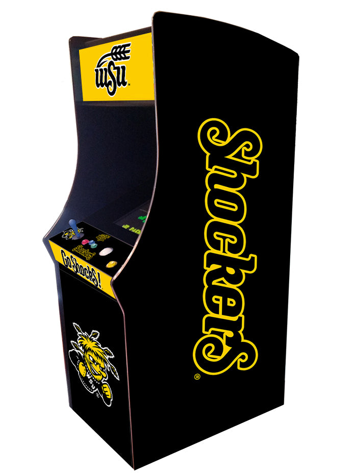 WICHITA STATE ARCADE UPRIGHT GAME BLACK - WSTAGU100