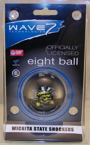 WICHITA STATE EIGHT BALL BLACK - WSTBBE100