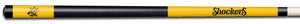 WICHITA STATE COLOR ENGRAVED BILLIARD CUE BLACK / YELLOW - WSTBCE941