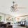 Warehouse of Tiffany CFL-8453REMO-CH 52 in. Magee Indoor Remote Controlled Ceiling Fan with Light Kit  Chrome