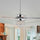 Warehouse of Tiffany CFL-8458REMO-CH 52 in. Jay Indoor Remote Controlled Ceiling Fan with Light Kit  Chrome