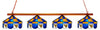 WEST VIRGINIA 4-LIGHT EXECUTIVE GAME TABLE LIGHT - WVU-480EXGL