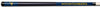 WEST VIRGINIA COLOR ENGRAVED BILLIARD CUE YELLOW / BLUE - WVUBCE921