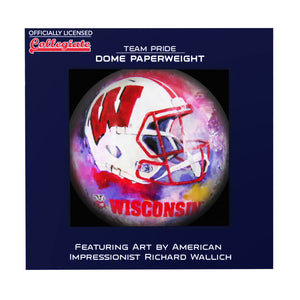 Wisconsin Badgers Paperweight Domed - Sporticulture