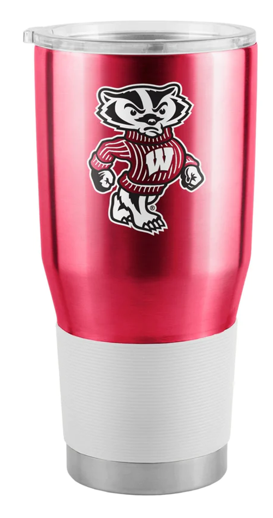 Wisconsin Badgers Travel Tumbler 30oz Stainless Steel - Logo Brands