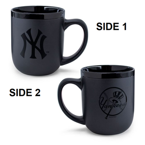 New York Yankees Coffee Mug 17oz Matte Black - WinCraft