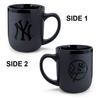 New York Yankees Coffee Mug 17oz Matte Black - WinCraft