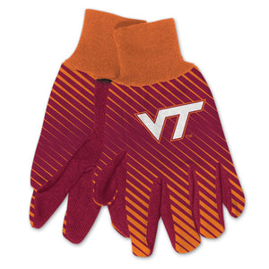 Virginia Tech Hokies Gloves Two Tone Style Adult Size - Special Order - WinCraft