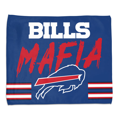 Buffalo Bills Towel 15x18 Rally Style Full Color Bills Mafia Design - WinCraft