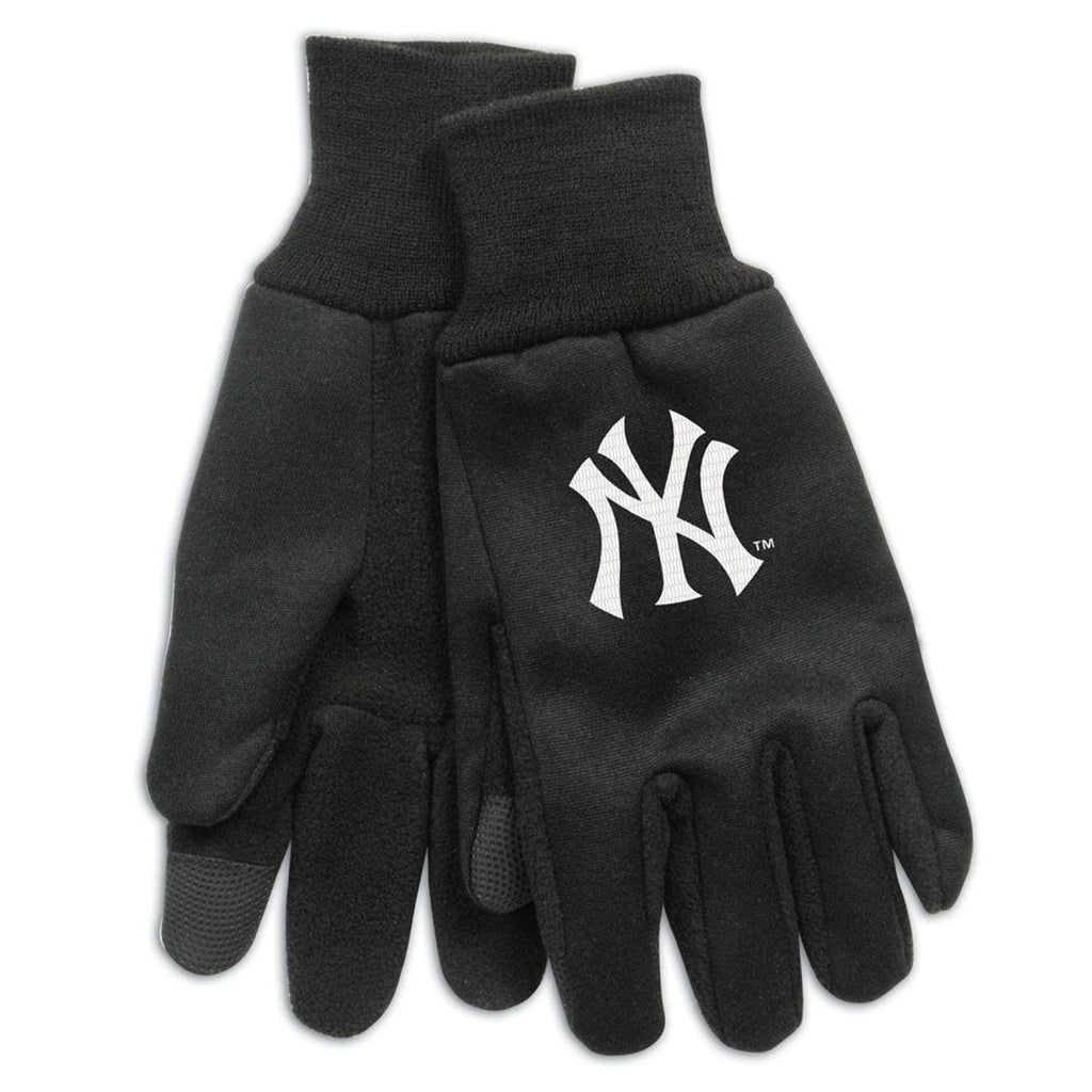 New York Yankees Gloves Technology Style Adult Size - WinCraft