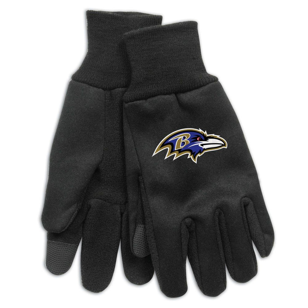 Baltimore Ravens Gloves Technology Style Adult Size - WinCraft