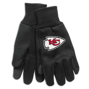 Kansas City Chiefs Gloves Technology Style Adult Size - WinCraft