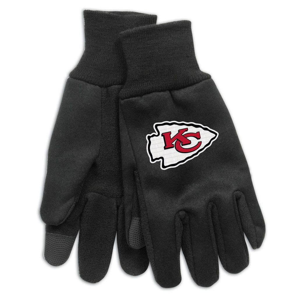 Kansas City Chiefs Gloves Technology Style Adult Size - WinCraft