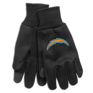 Los Angeles Chargers Gloves Technology Style Adult Size - WinCraft