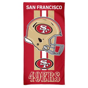 San Francisco 49ers Towel 30x60 Beach Style - WinCraft