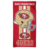 San Francisco 49ers Towel 30x60 Beach Style - WinCraft