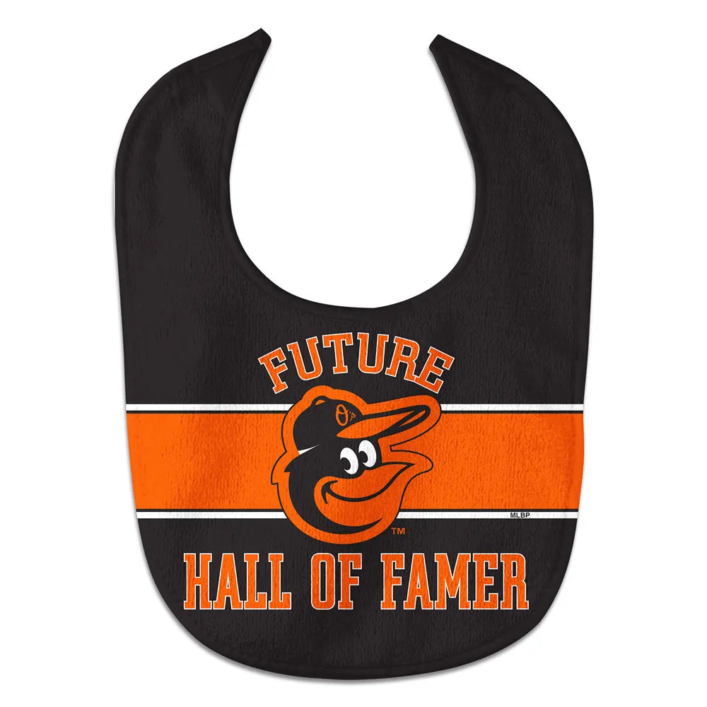 Baltimore Orioles Baby Bib All Pro Style Future Hall of Famer - Special Order - WinCraft