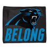 Carolina Panthers Towel 15x18 Rally Style Full Color - WinCraft