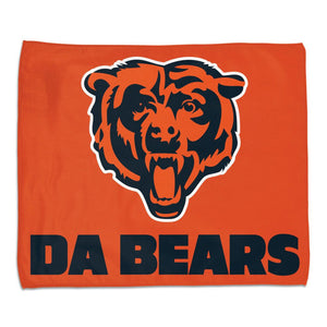 Chicago Bears Towel 15x18 Rally Style Full Color - WinCraft