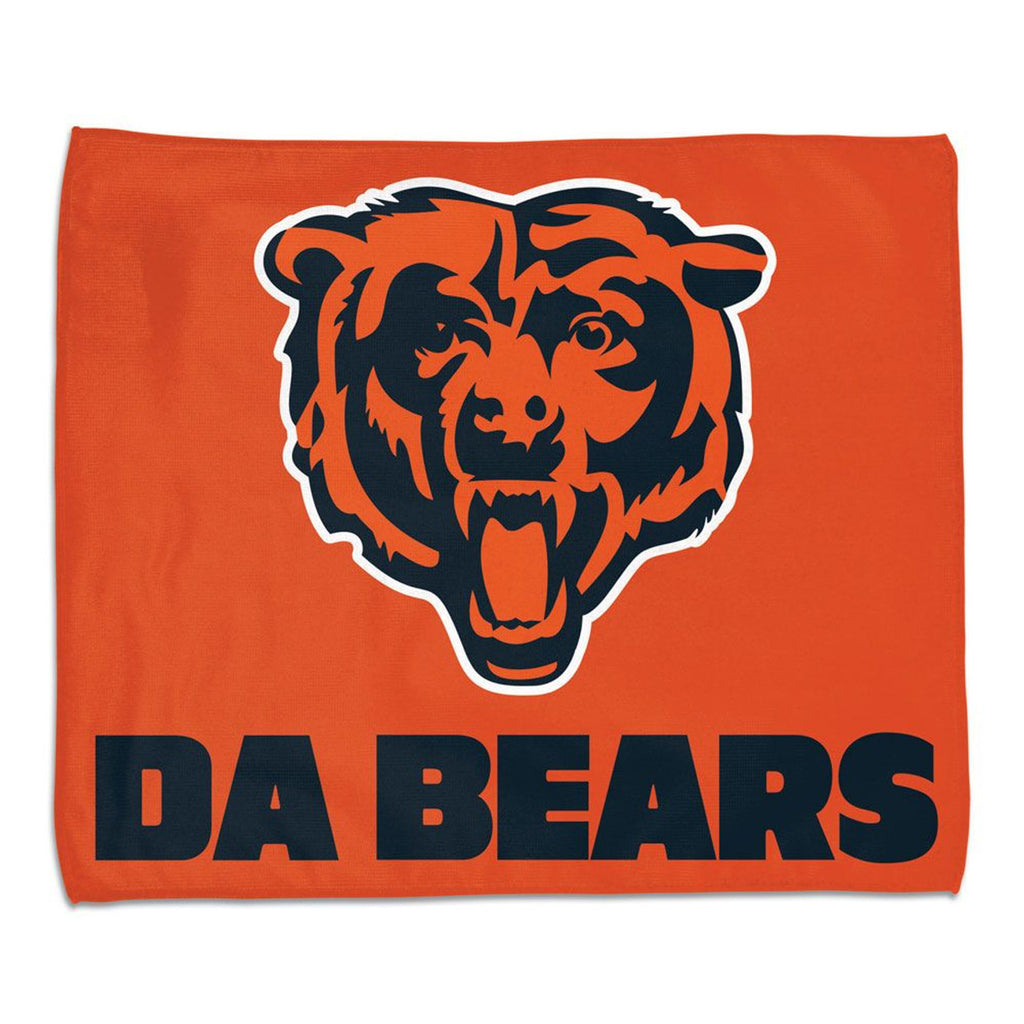 Chicago Bears Towel 15x18 Rally Style Full Color - WinCraft