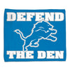 Detroit Lions Towel 15x18 Rally Style Full Color - WinCraft