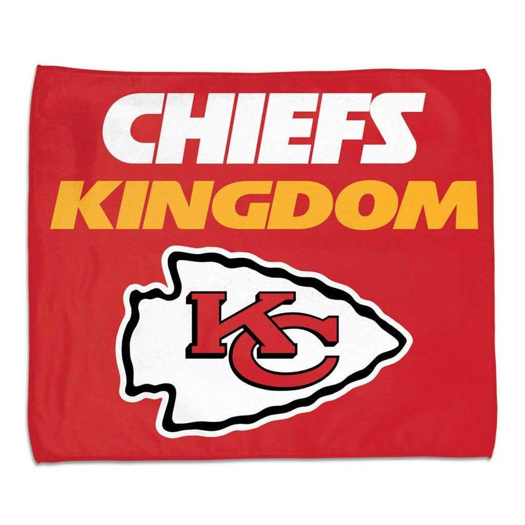 Kansas City Chiefs Towel 15x18 Rally Style Full Color - WinCraft
